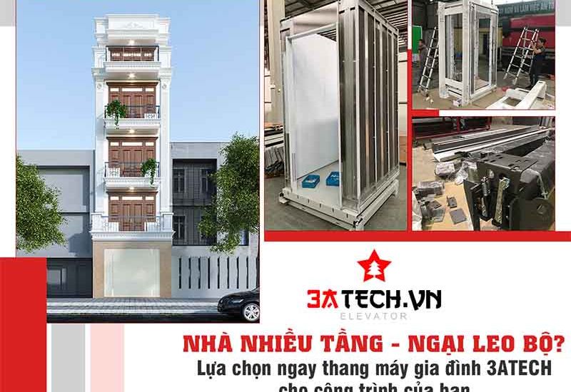 Tìm hiểu về cấu tạo hệ thống thang máy gia đình
