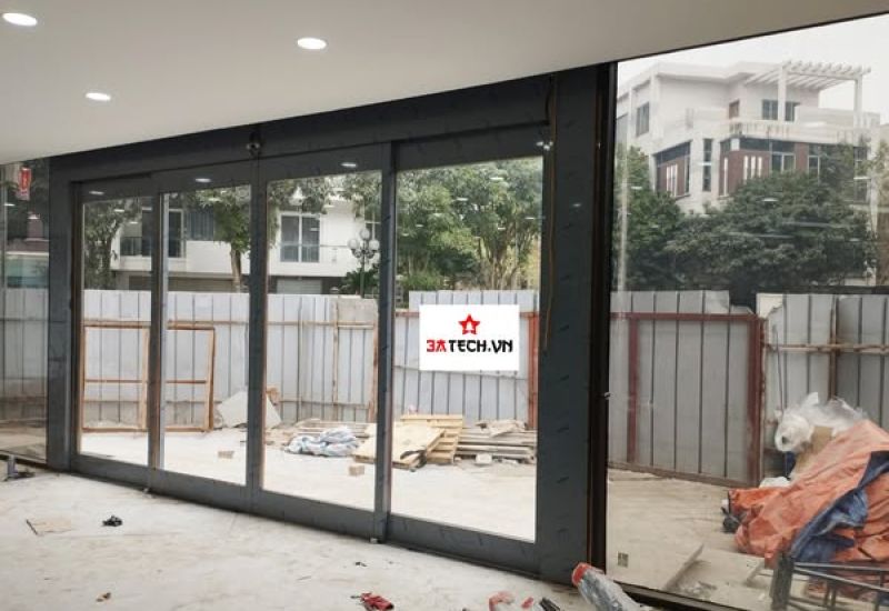Lắp đặt cửa kính trượt tự động 3ATECH - Giải pháp hiện đại cho không gian sống