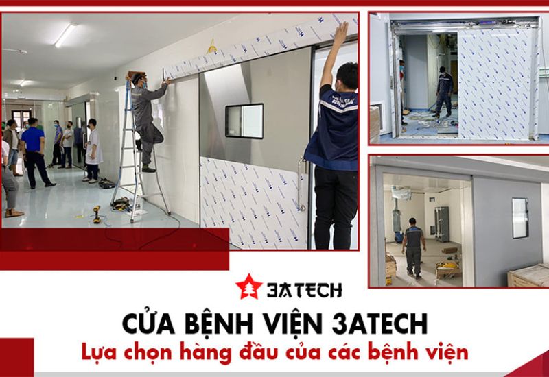 Cửa tự động bệnh viện 3ATECH: Chất lượng, chuẩn quốc tế
