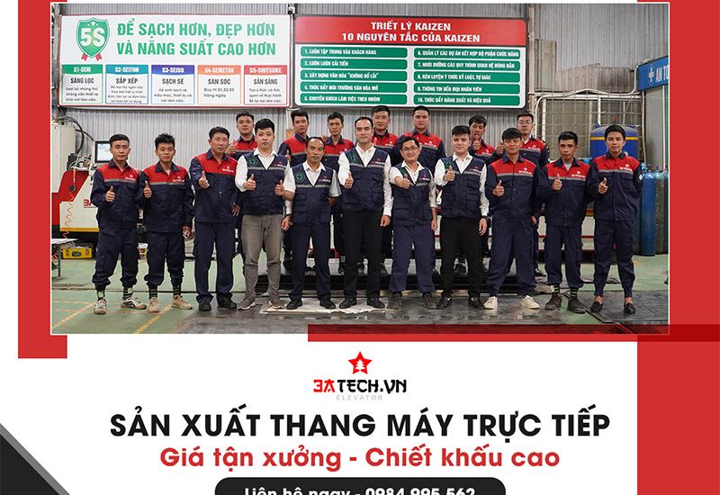 Ba nhóm thông số kỹ thuật cần quan tâm khi sản xuất thang máy 